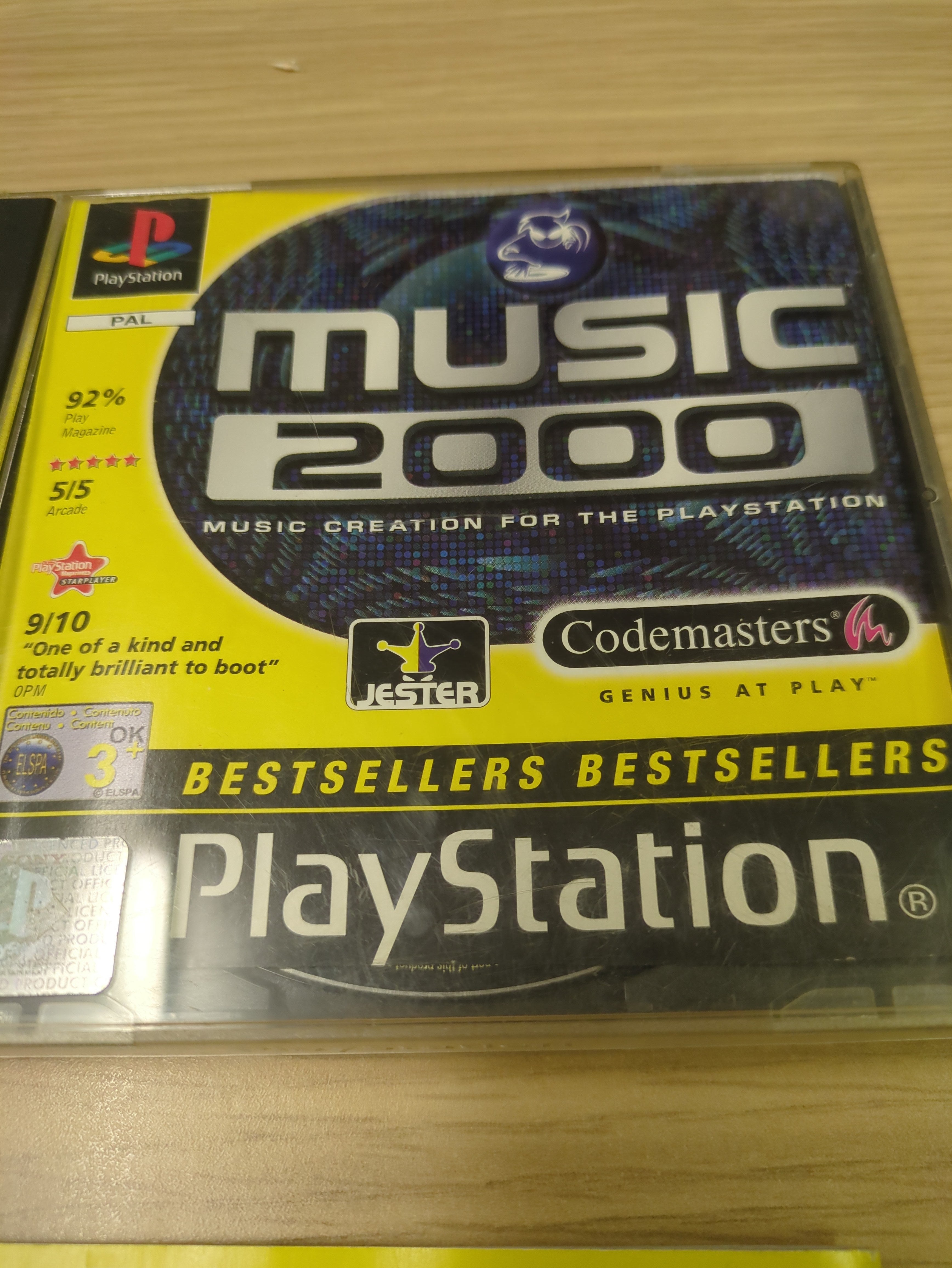 Music 2000 Bestsellers Sony PS1 game Music 2000 Bestsellers Sony PS1 game